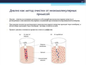 Диализ принцип метода