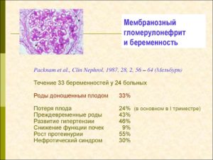 Хронический гломерулонефрит можно ли рожать