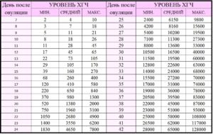 Как растет хгч после имплантации в моче