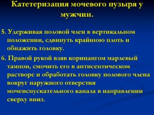 Техника катетеризации мочевого пузыря у женщин и мужчин