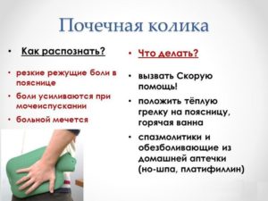 Как снять приступ при мочекаменной болезни