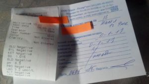 Что это в анализе мочи neg что
