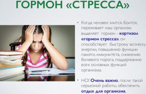 При стрессе какой гормон вырабатывается