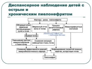 Диспансеризация при пиелонефрите у детей