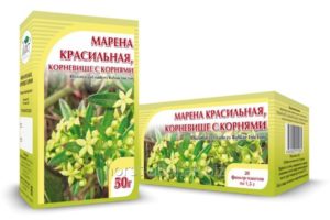 Марена красильная от цистита