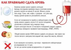 Можно ли перед сдачей общего анализа крови пить чай