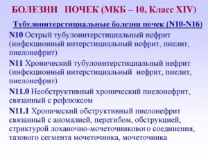 Гидрокаликоз почек по мкб 10