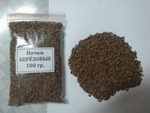 Березовые почки от кашля