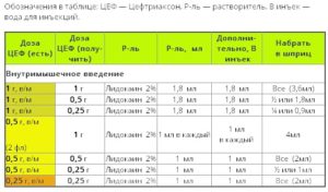 Как разводить цефтриаксон для внутримышечного введения детям