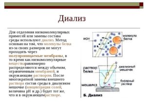 Диализ принцип метода