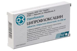 Антибиотик при простатите ципрофлоксацин