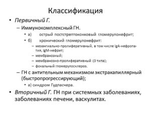 Гломерулонефрит по мкб
