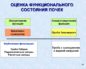 Функциональное состояние почек оценивается по анализу мочи методом