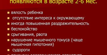 Первые симптомы болезни