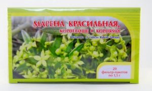 Марена красильная от цистита