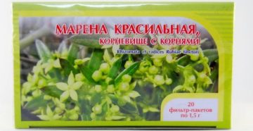 Марена красильная от цистита