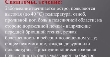 Приступ пиелонефрита симптомы