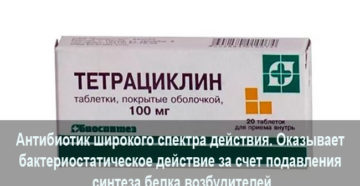 Тетрациклин при уретрите у мужчин