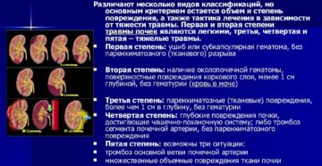 Ушиб почки мкб 10