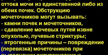 Анурия это нарушение функции почек обструкция мочевых путей