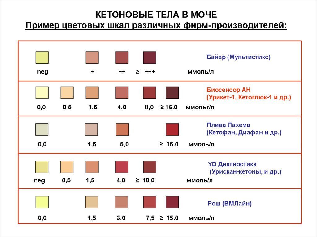 Кетоны в моче при беременности