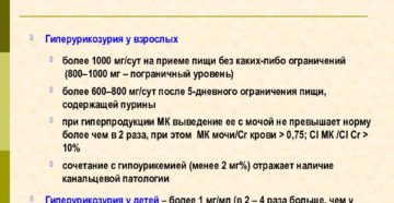 Содержание мочевой кислоты в моче