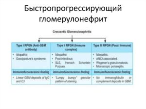 Быстропрогрессирующий гломерулонефрит лечить