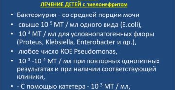 Медицинский протокол лечения пиелонефрита