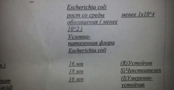 Эшерихия коли в мазке лечение