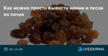 Чем можно вывести камень из почек