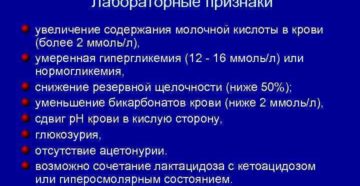 Повышена молочная кислота