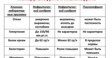 Дифференциальный диагноз хронический гломерулонефрит