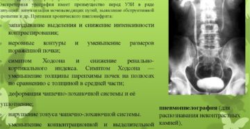Экскреторная урография описание