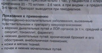 Флемоксин солютаб время выведения из организма