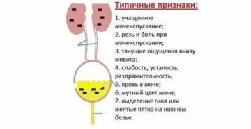 Боли и кровотечение при мочеиспускании