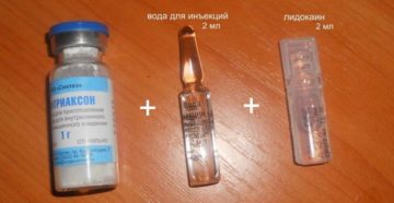 Можно ли разводить цефтриаксон лидокаином без воды для инъекций