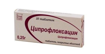 Антибиотик при простатите ципрофлоксацин