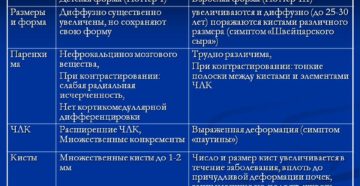Решающее значение для диагностики поликистоза почек имеет