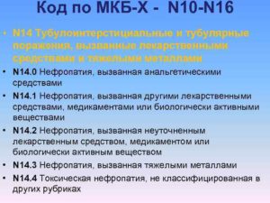 Правосторонний нефроптоз мкб 10